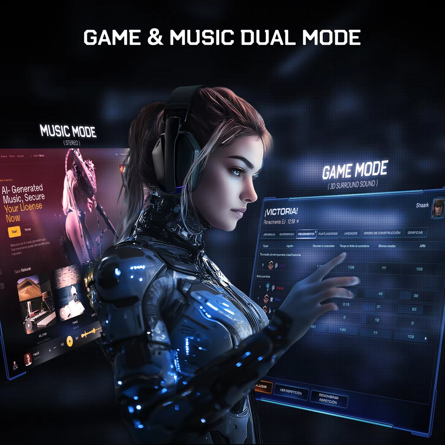 AudiRank Gaming Headset For Xbox