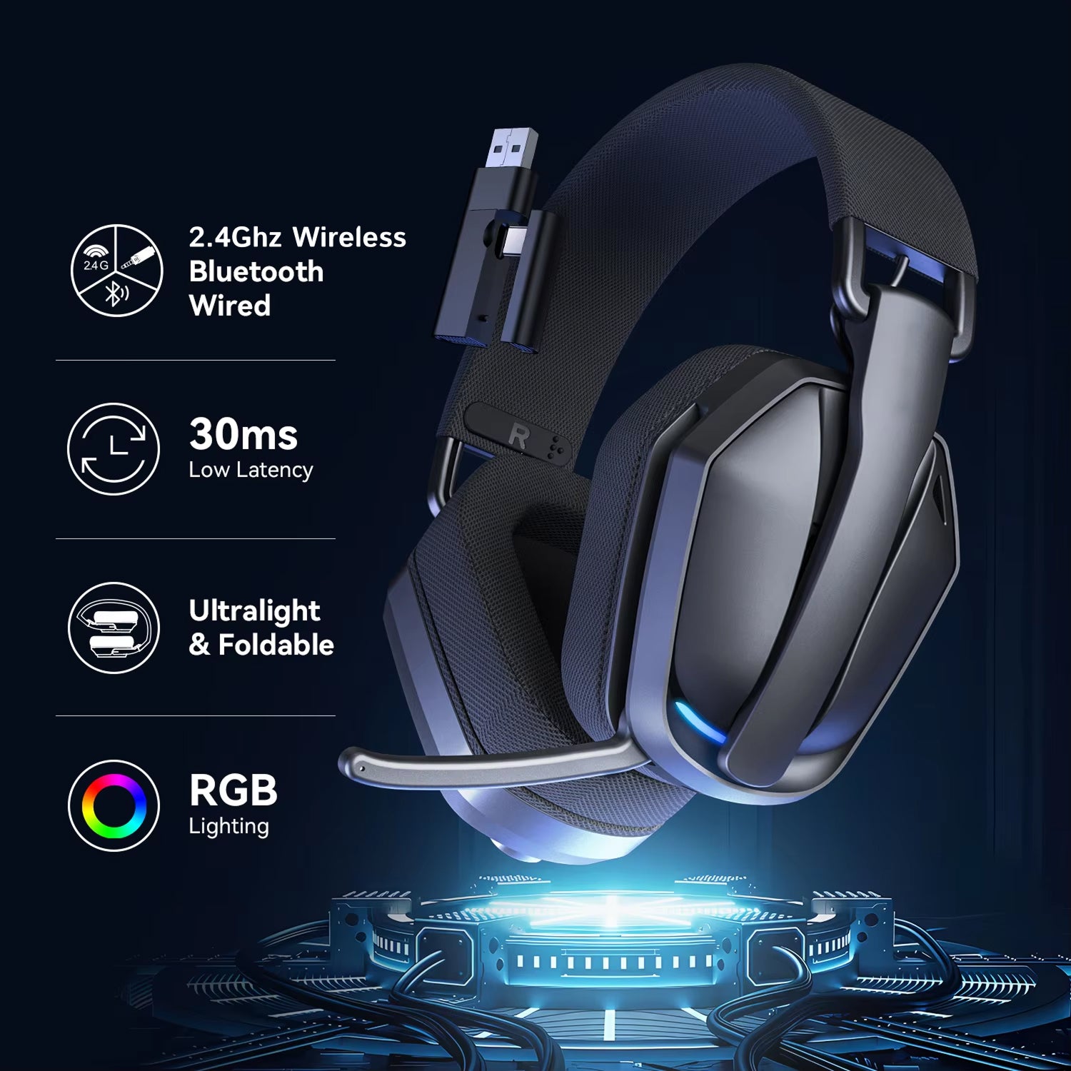 AudiRank Gaming Headset For Xbox